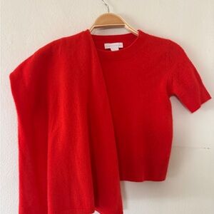 House of Harlow 1960 - Cashmere Skirt and Top Set - XS